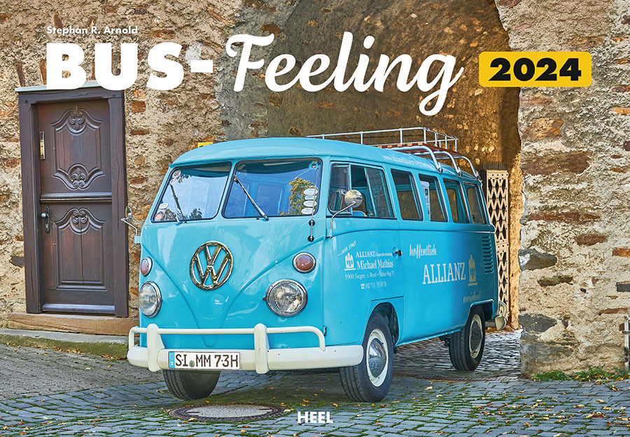 Cover: 9783966646826 | Kalender Bus-Feeling 2024 | Die schönste Modelle des Klassikers | 2024
