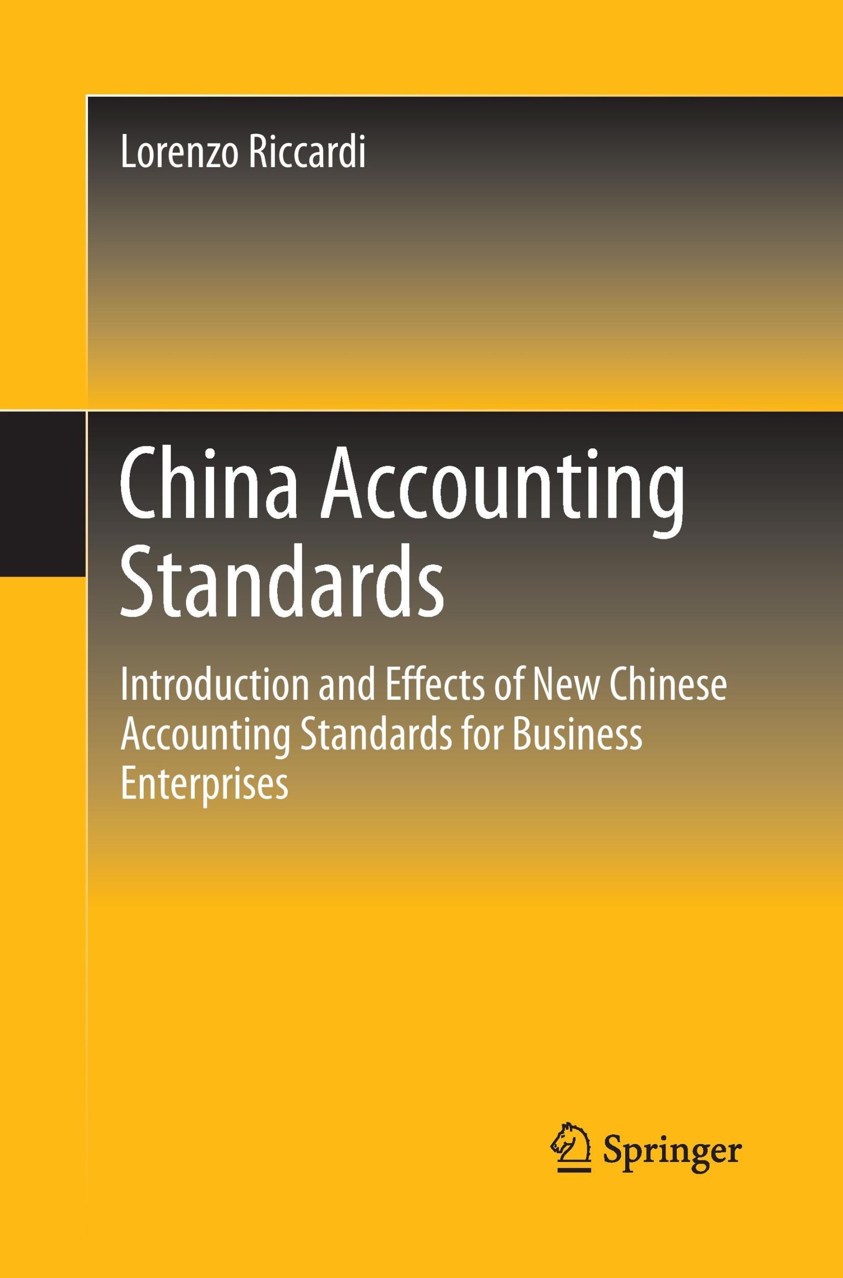 Cover: 9789811012853 | China Accounting Standards | Lorenzo Riccardi | Taschenbuch | xv