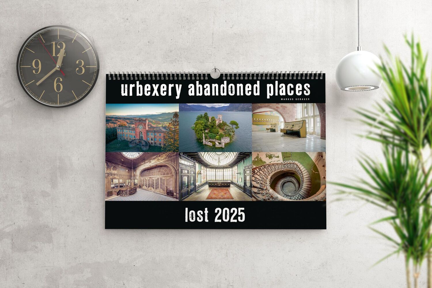 Bild: 9501672887582 | Lost 2025 - Kalender Urbexery Abandoned Places A3 Calendar | Gebauer