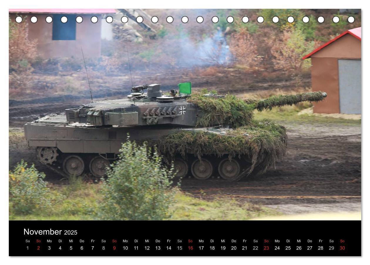 Bild: 9783435825318 | Panzerstahl auf der Heide ¿ Das Heer legt wieder los (Tischkalender...