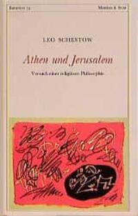 Cover: 9783882212686 | Athen und Jerusalem | Versuch einer religiösen Philosophie | Schestow