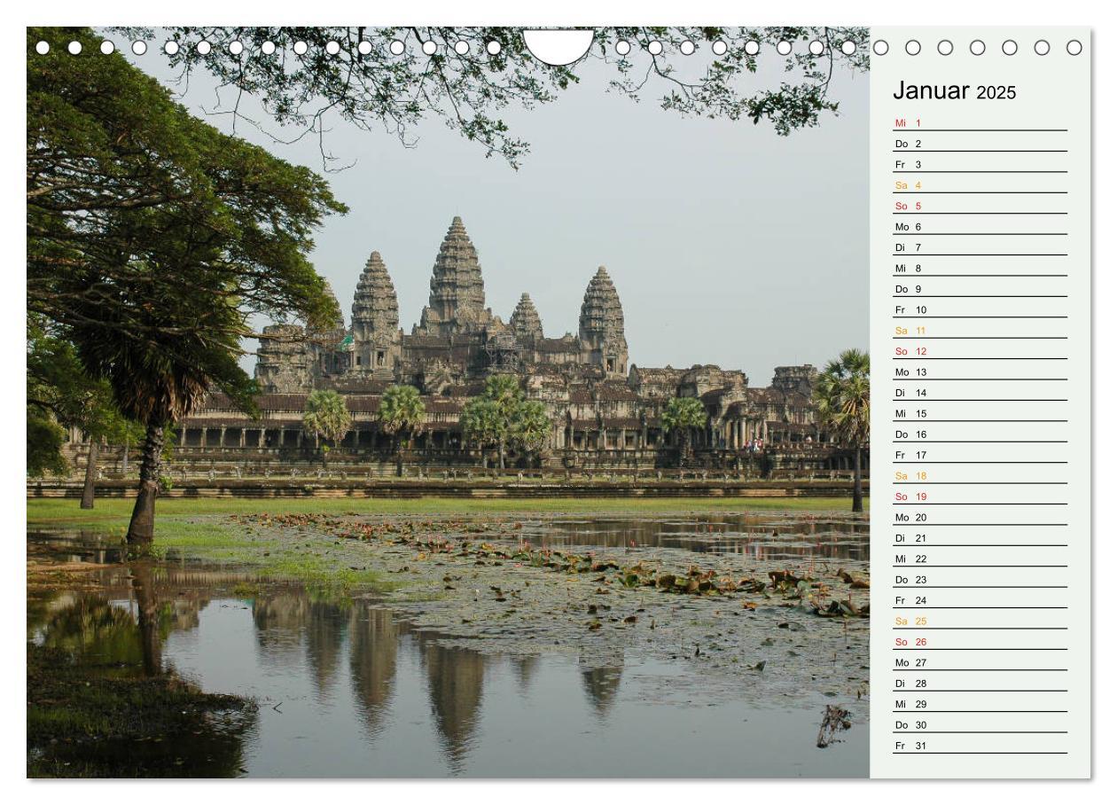 Bild: 9783435146703 | Asien - Thailand und Kambodscha (Wandkalender 2025 DIN A4 quer),...