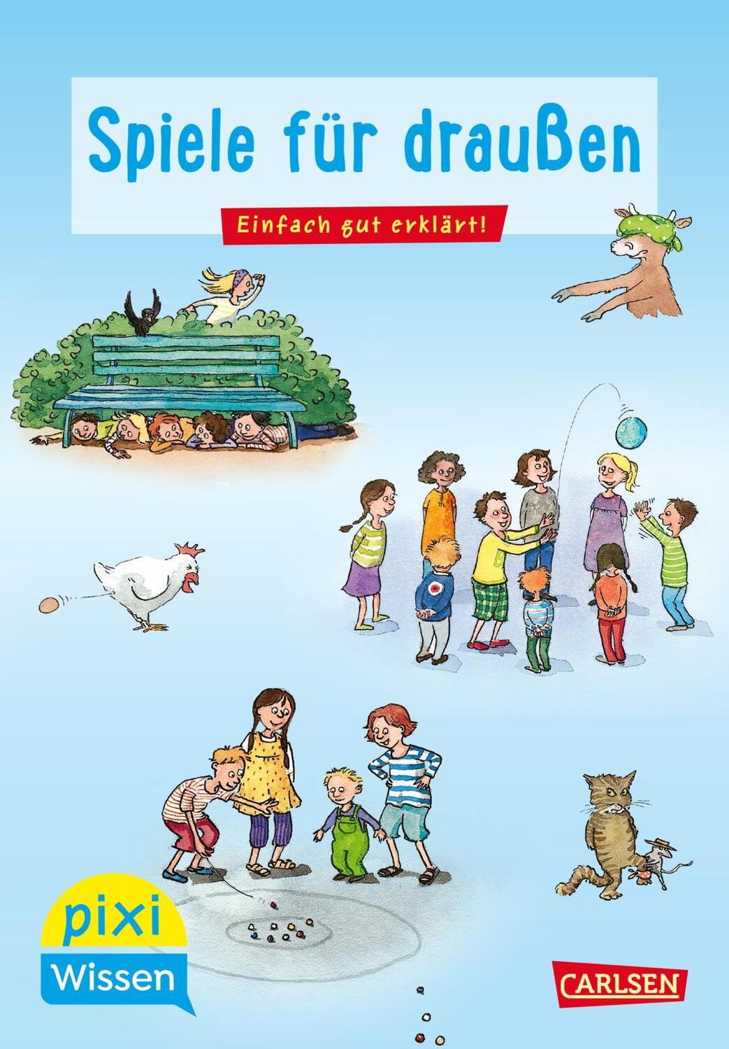 Cover: 9783551231949 | Pixi Wissen 64: VE5 Spiele für draußen | Lucia Fischer | Pixi Wissen