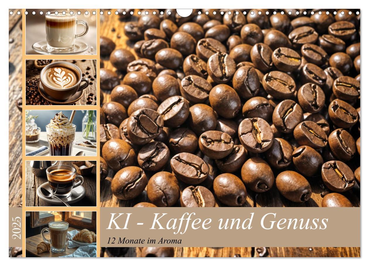 Cover: 9783457212219 | KI - Kaffee und Genuss 12 Monate im Aroma (Wandkalender 2025 DIN A3...