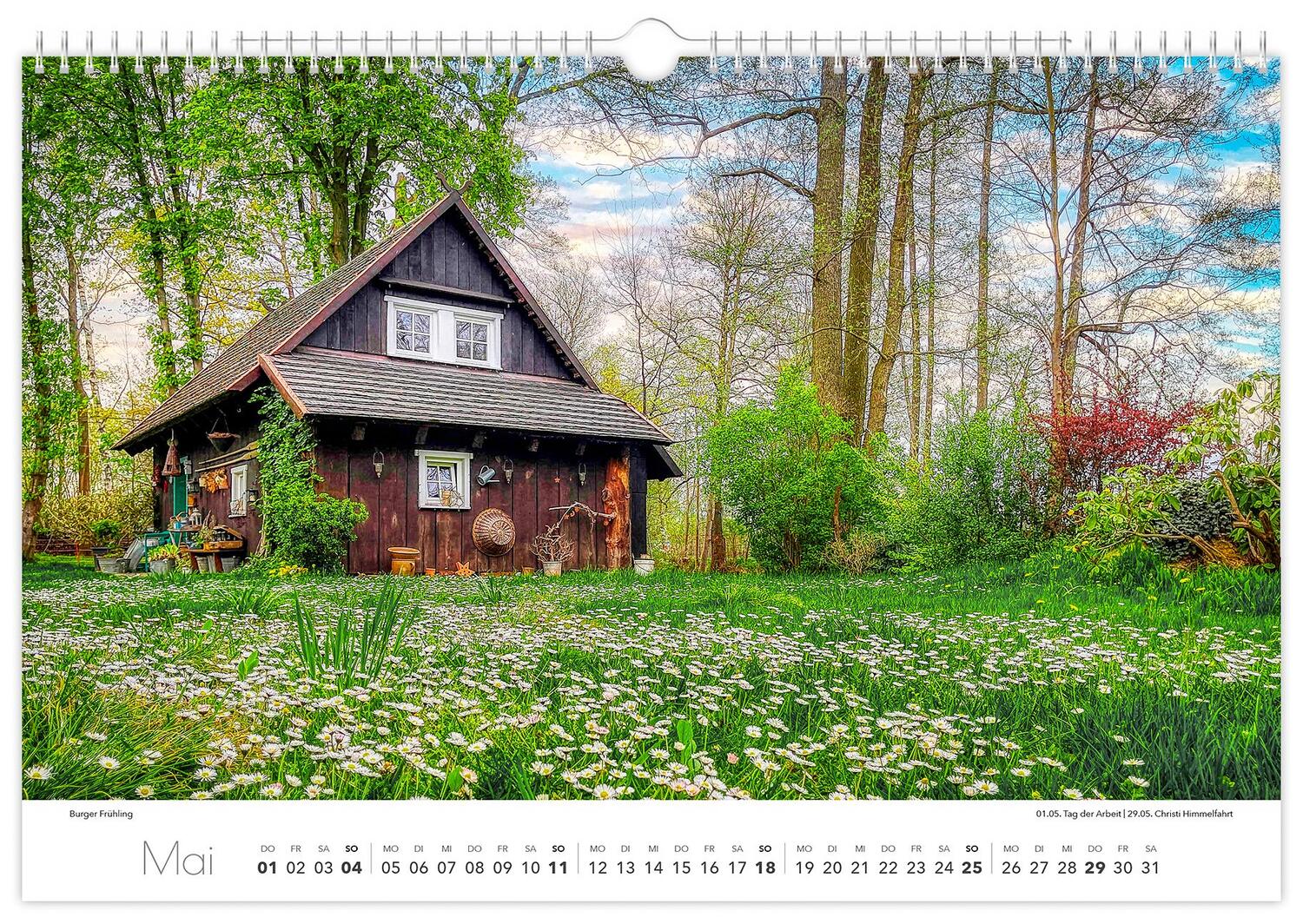 Bild: 9783910680562 | Kalender Spreewald 2025 | Peter Becker 45 x 30 cm weißes Kalendarium