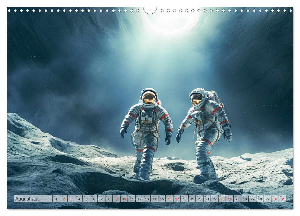 Bild: 9783383773983 | Astronaut - Unterwegs in der Galaxie (Wandkalender 2025 DIN A3...