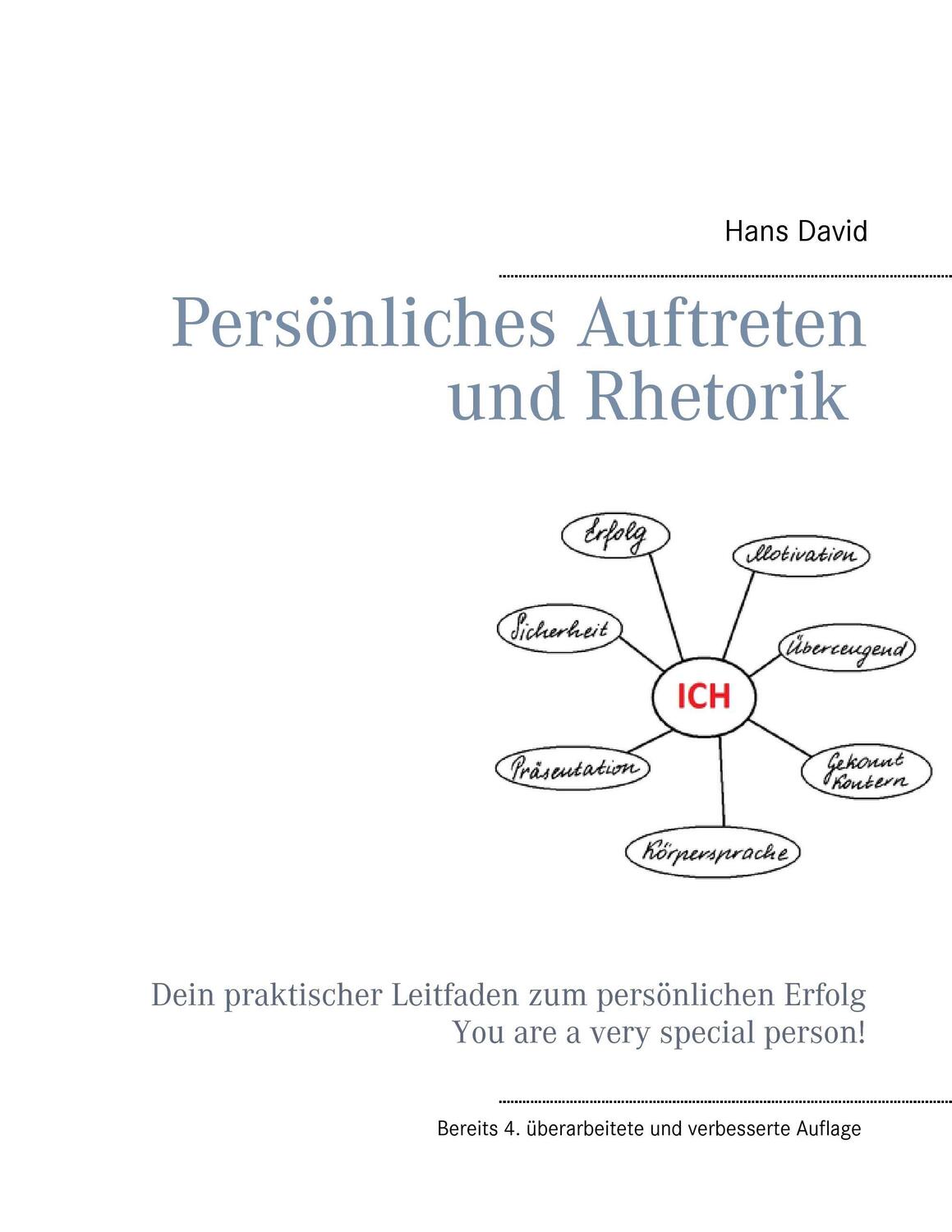 Cover: 9783848226733 | Persönliches Auftreten und Rhetorik | Hans David | Taschenbuch | 2014