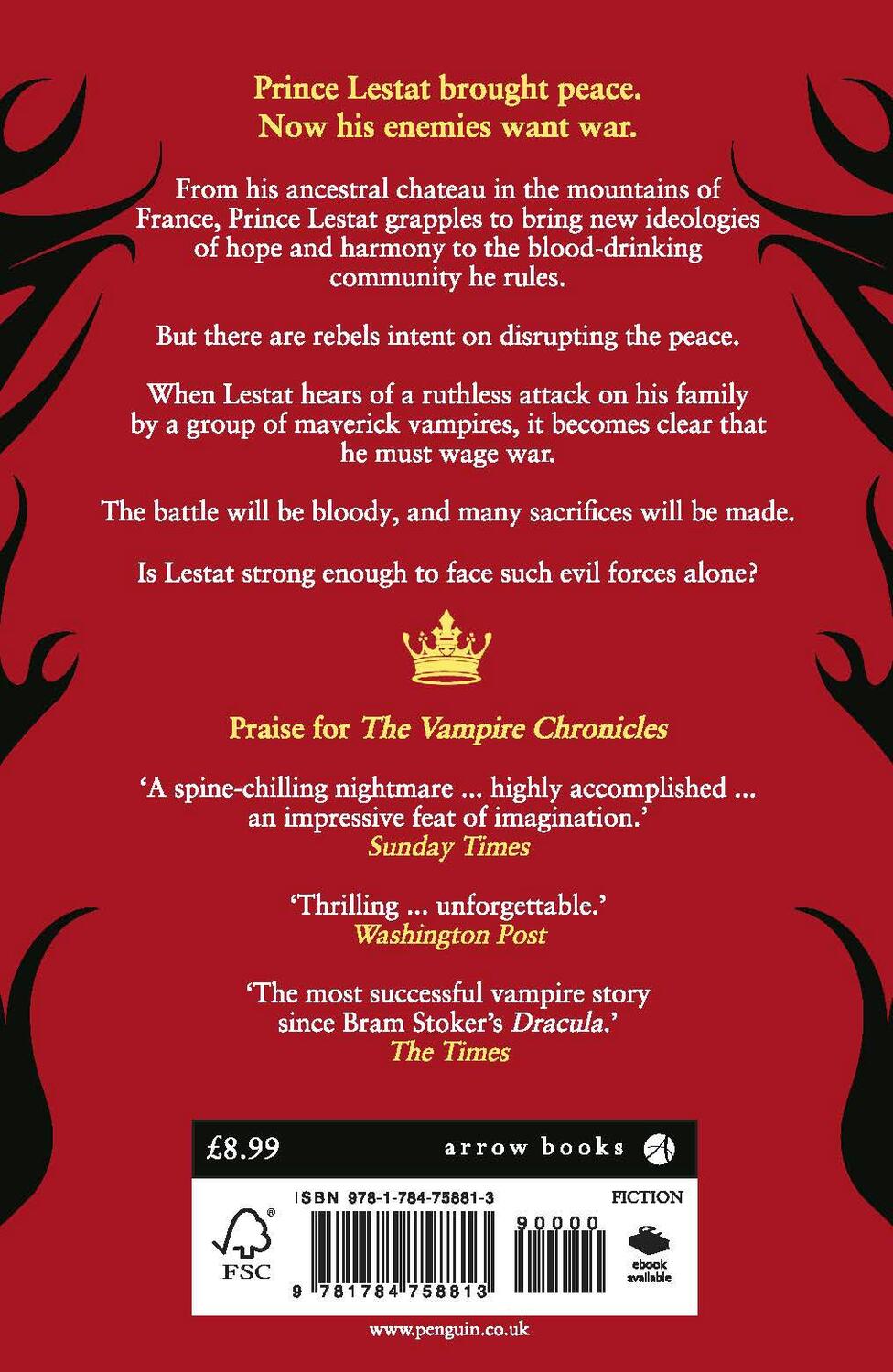 Rückseite: 9781784758813 | Blood Communion | A Tale of Prince Lestat (The Vampire Chronicles 13)