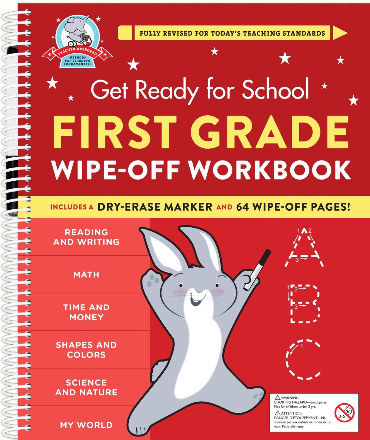 Cover: 9780762475841 | Get Ready for School: First Grade Wipe-Off Workbook | Heather Stella