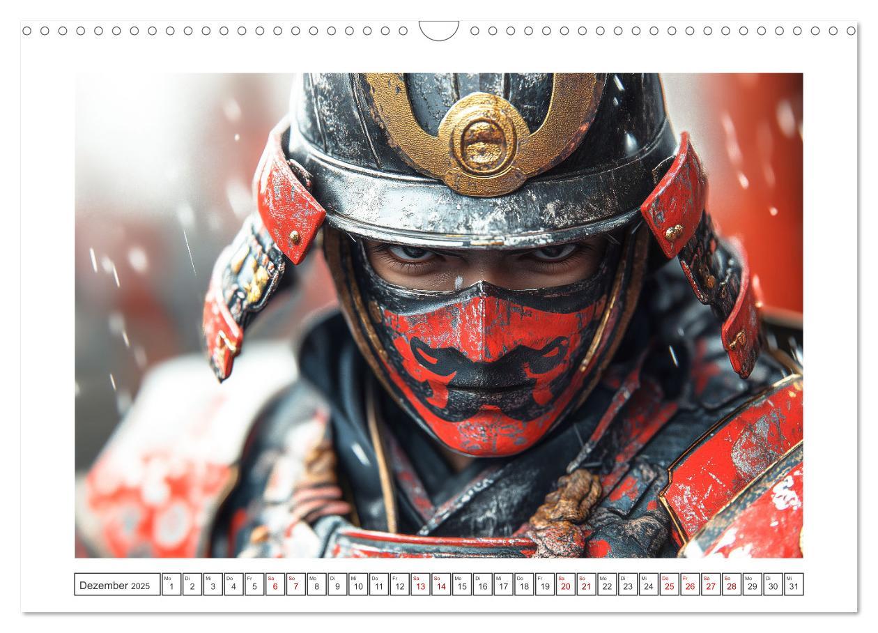 Bild: 9783457213032 | Mein Samurai (Wandkalender 2025 DIN A3 quer), CALVENDO Monatskalender