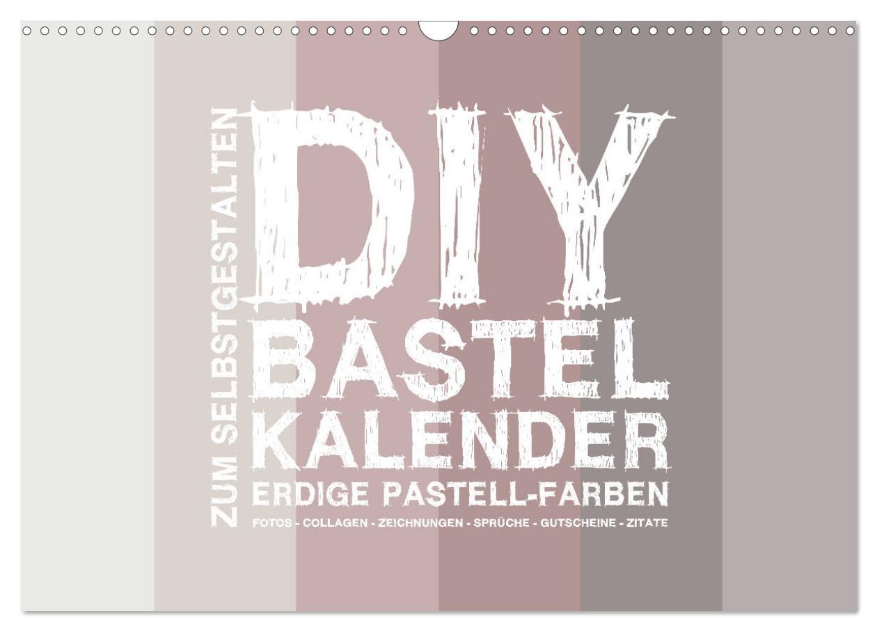 Cover: 9783435211562 | DIY Bastel-Kalender -Erdige Pastell Farben- Zum Selbstgestalten...