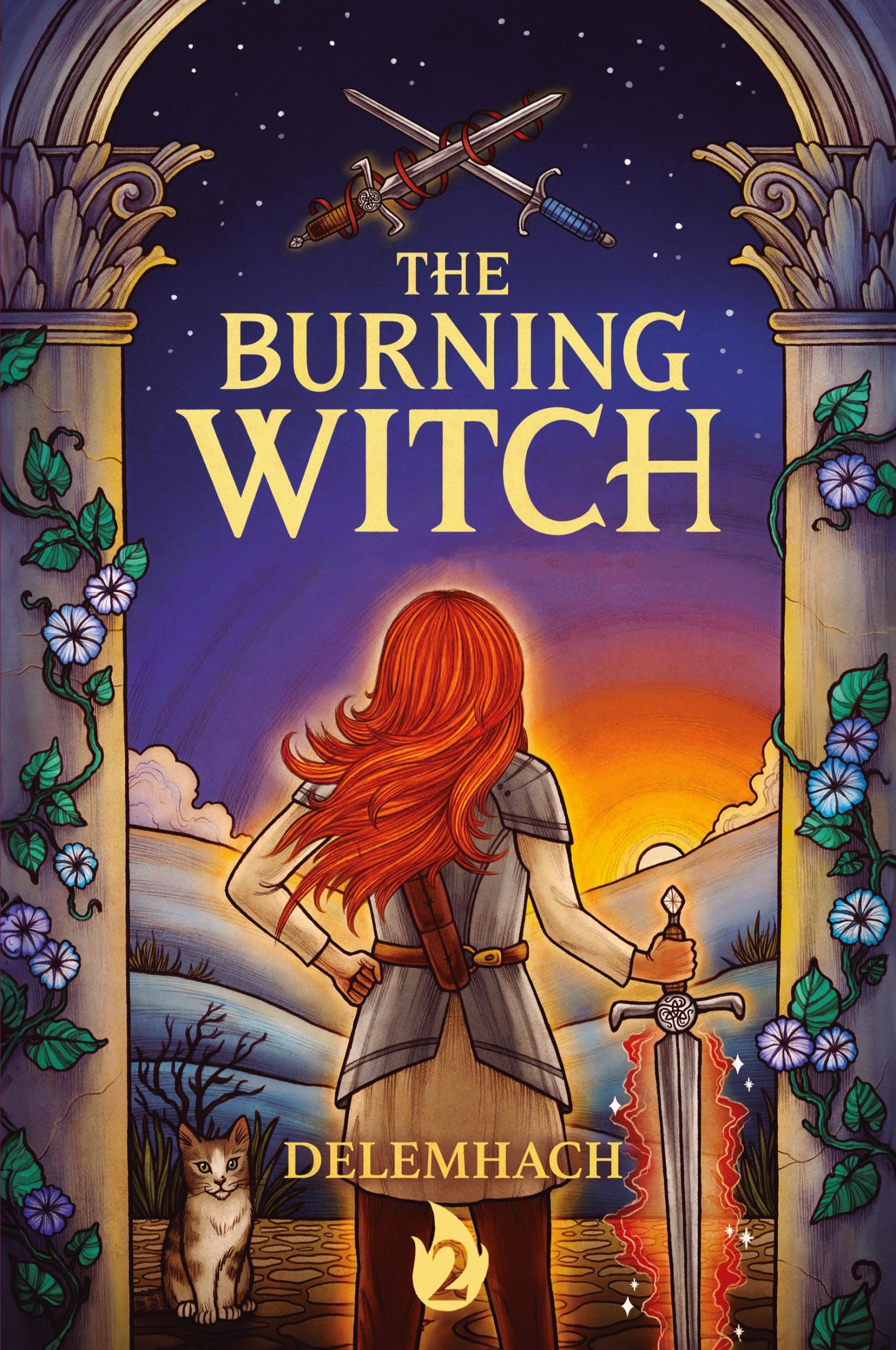 Cover: 9781039446892 | The Burning Witch 2 | A Humorous Romantic Fantasy | Delemhach | Buch