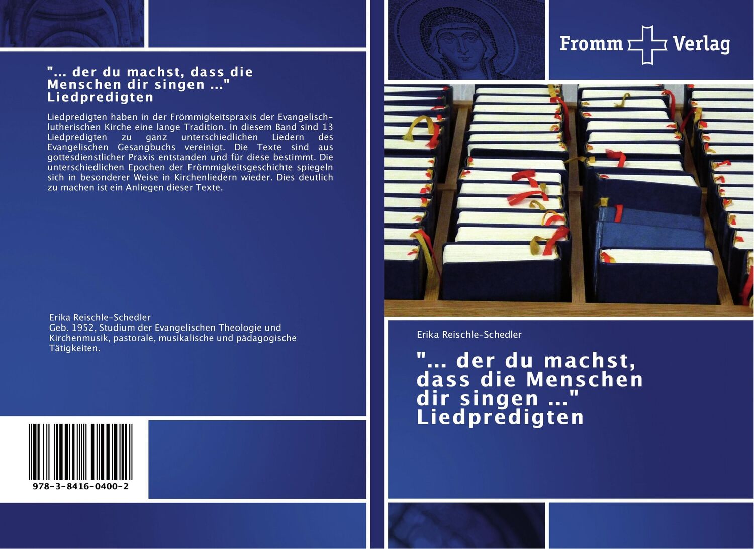 Cover: 9783841604002 | "... der du machst, dass die Menschen dir singen ..." Liedpredigten