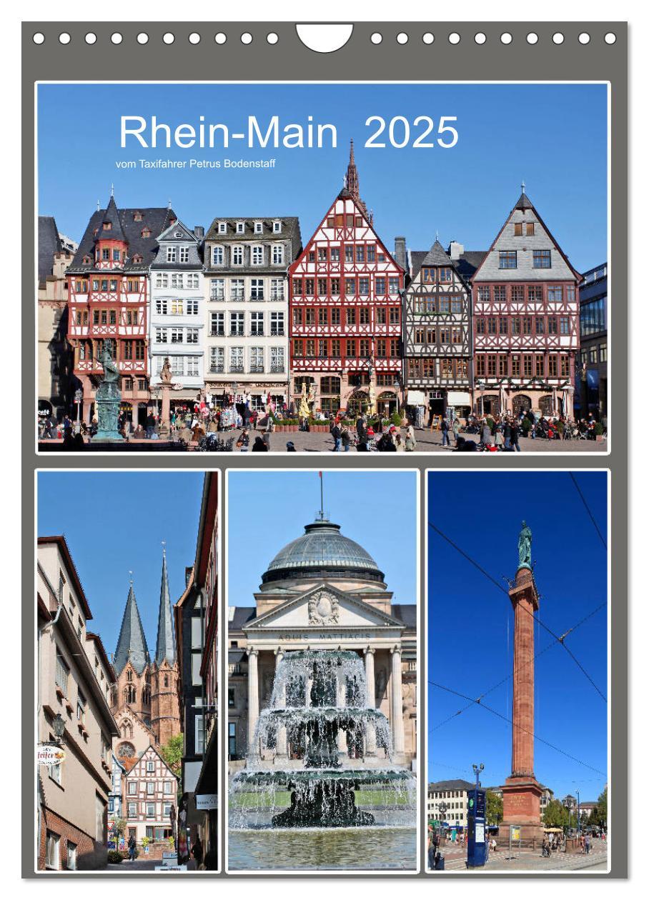 Cover: 9783457053249 | Rhein-Main 2025 vom Taxifahrer Petrus Bodenstaff (Wandkalender 2025...