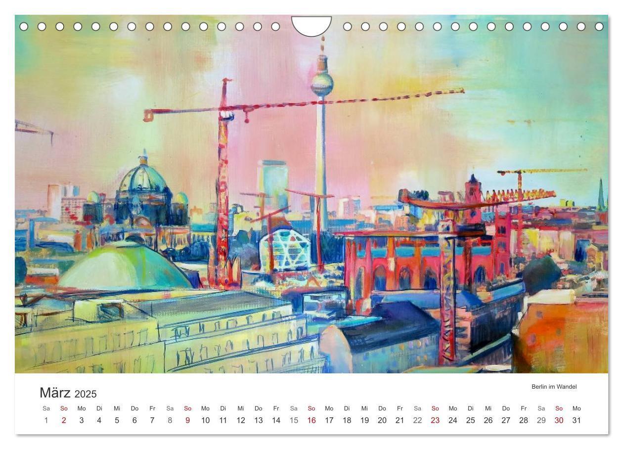 Bild: 9783435513703 | Berlin erlebt und gemalt - Renée König (Wandkalender 2025 DIN A4...