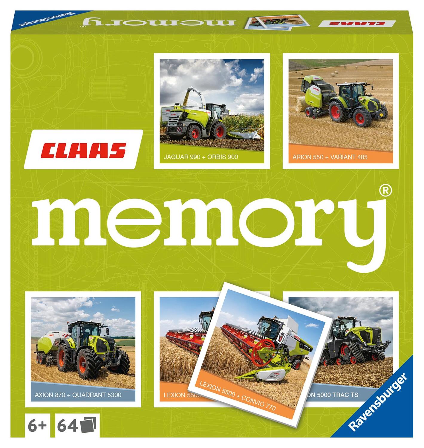 Cover: 4005556208821 | Ravensburger CLAAS memory® - 20882 - der Spieleklassiker für alle...