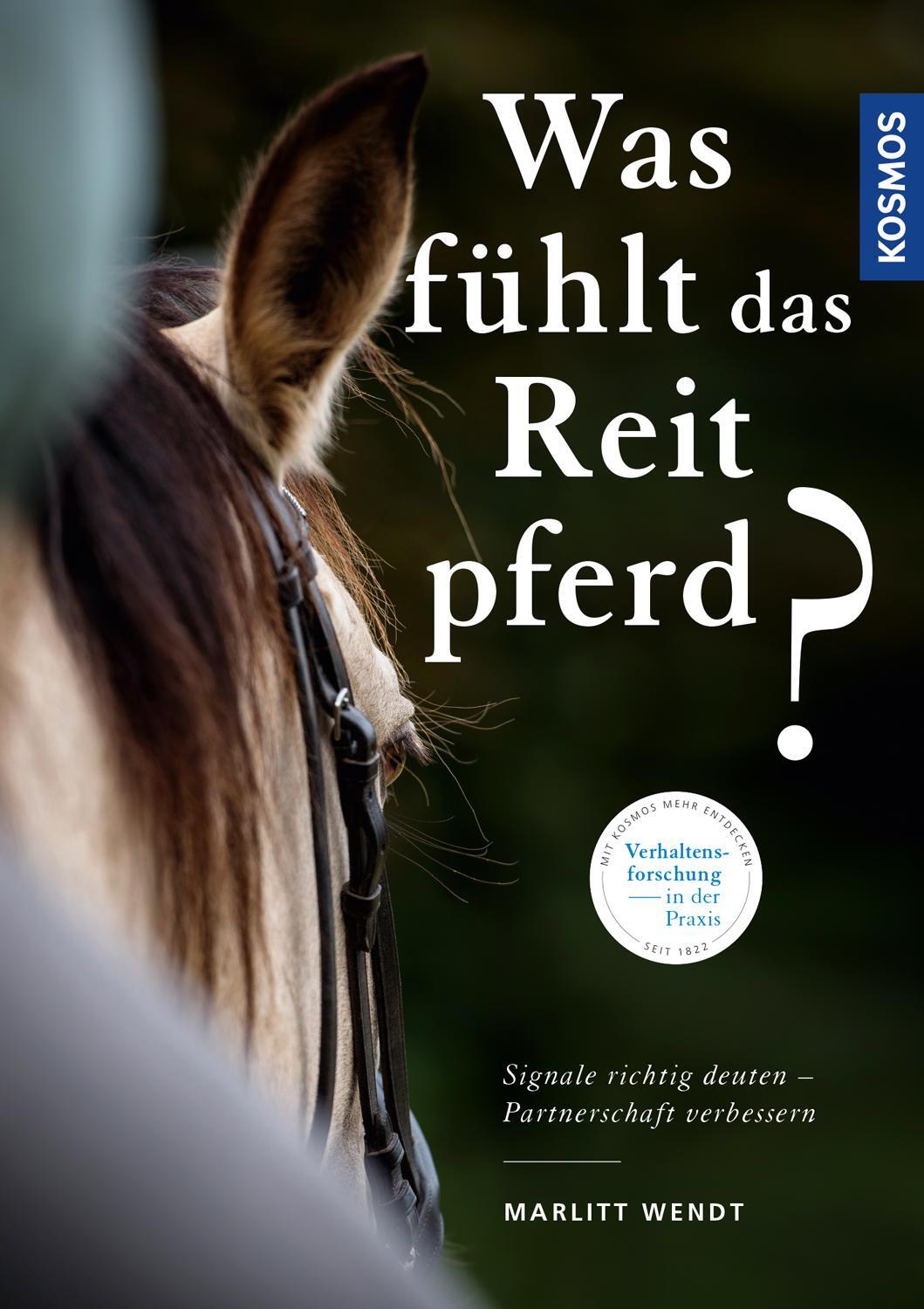Cover: 9783440158623 | Was fühlt das Reitpferd? | Marlitt Wendt | Buch | Deutsch | 2018