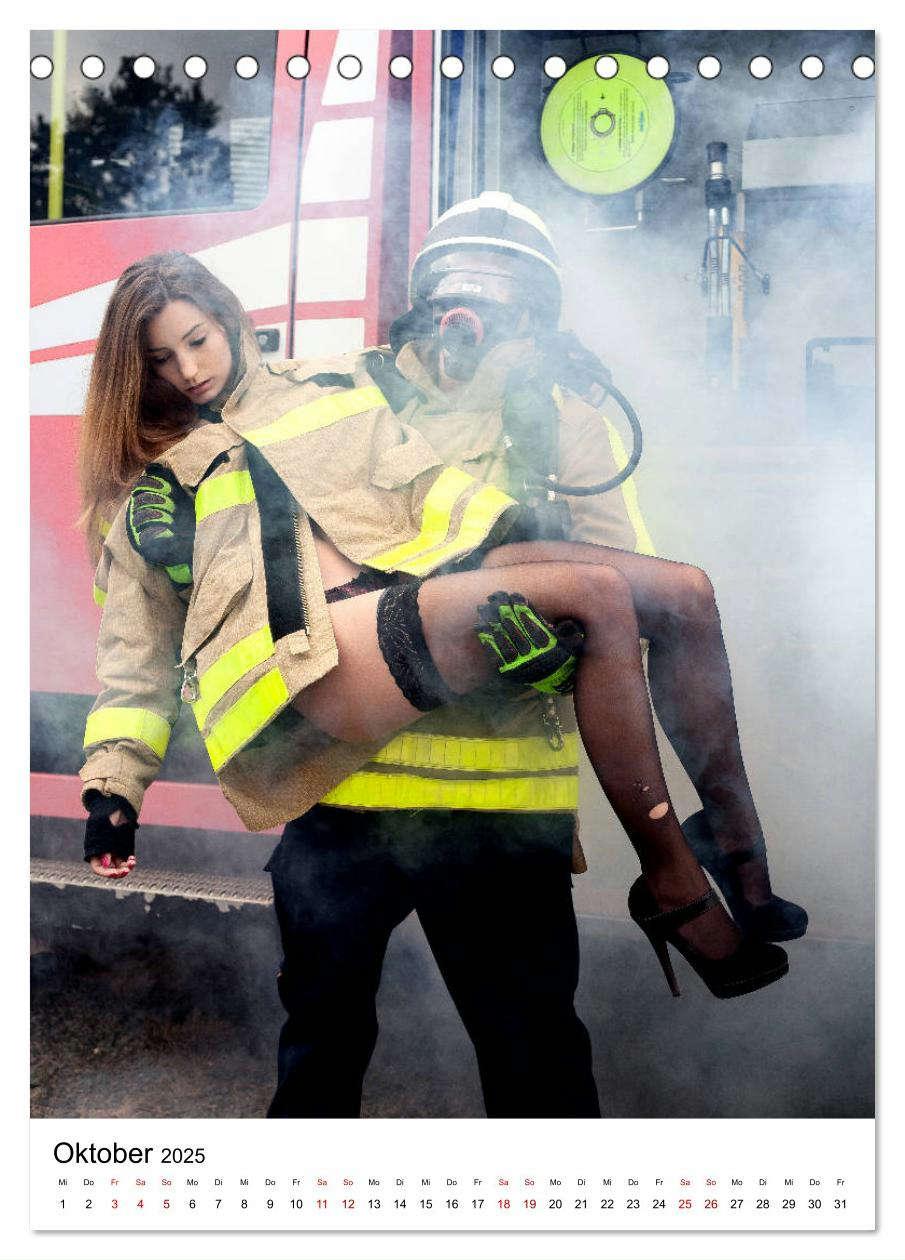 Bild: 9783435986880 | Feuerwehr - Einsatz am Limit (Tischkalender 2025 DIN A5 hoch),...