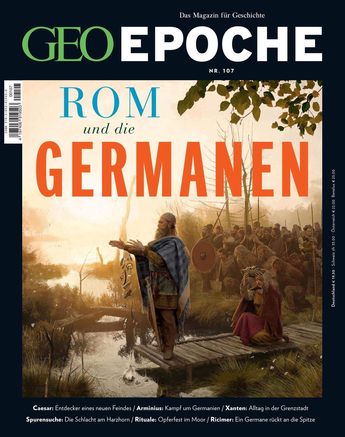Cover: 9783652010399 | GEO Epoche / GEO Epoche 107/2020 - Rom und die Germanen | Broschüre