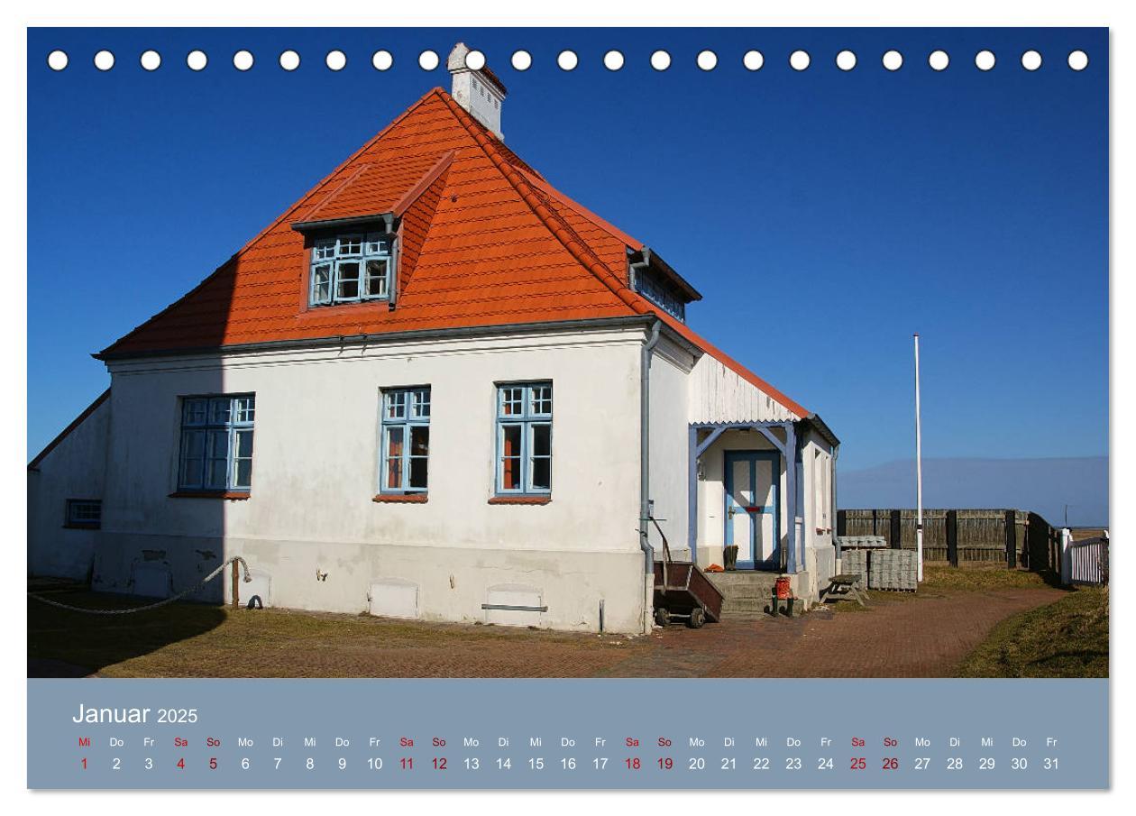 Bild: 9783435453474 | Westerhever (Tischkalender 2025 DIN A5 quer), CALVENDO Monatskalender