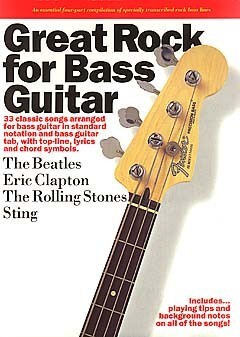 Cover: 9780711997233 | Great Rock For Bass Guitar | Eric Clapton | Buch | 2002