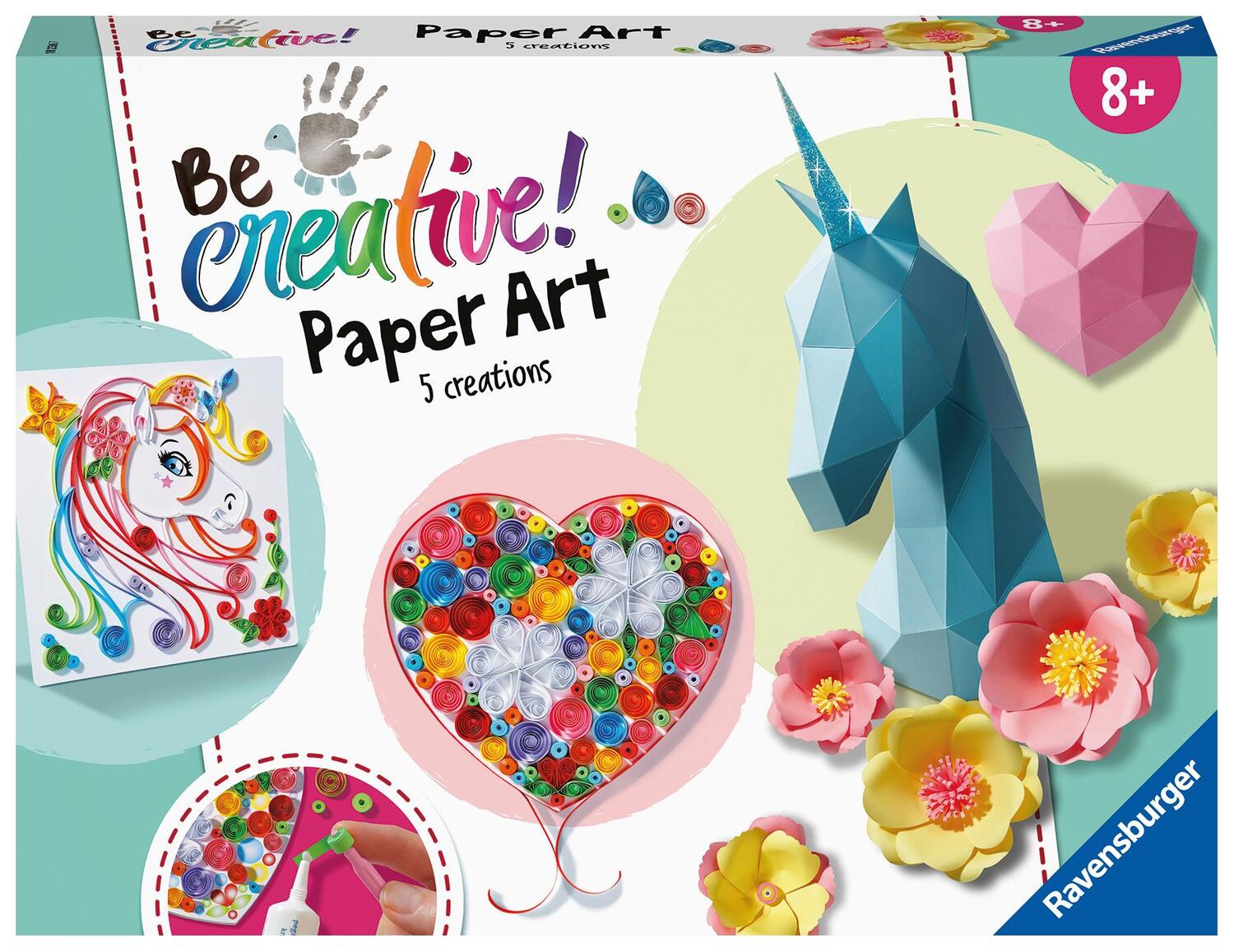 Cover: 4005556182367 | Ravensburger 182368 BeCreative Paper Art, DIY für Kinder ab 8 Jahren