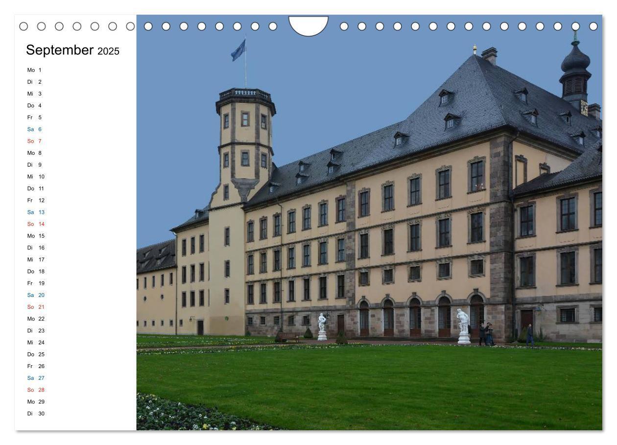 Bild: 9783435505449 | Fulda - die Barockstadt (Wandkalender 2025 DIN A4 quer), CALVENDO...