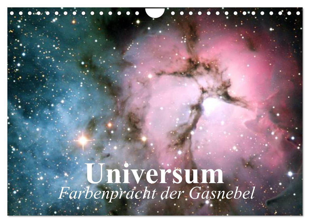 Cover: 9783435530519 | Universum. Farbenpracht der Gasnebel (Wandkalender 2025 DIN A4...