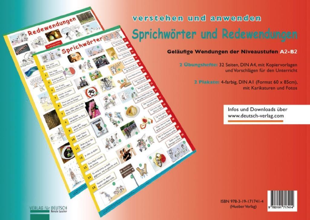 Cover: 9783191717414 | Plakate Sprichwörter und Redewendungen, m. 1 Beilage, m. 1 Buch | 2010