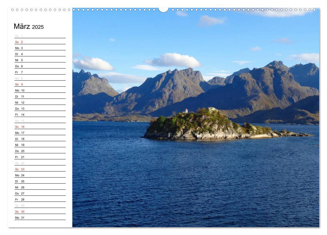 Bild: 9783435412020 | Impressionen von Norwegen entlang der Hurtigruten (Wandkalender...