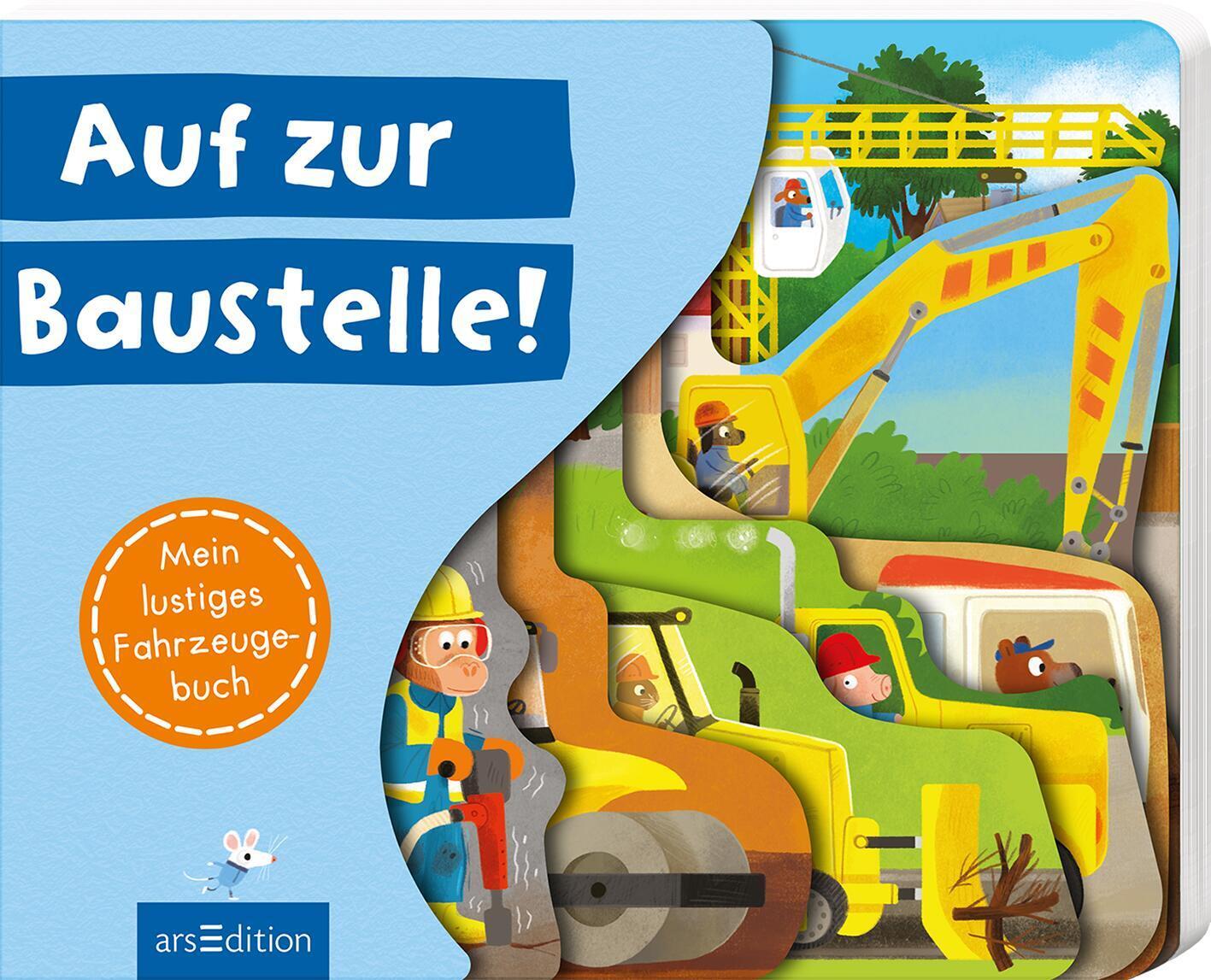 Cover: 9783845851136 | Auf zur Baustelle! | Mein lustiges Fahrzeugebuch | Joschi Mühl | Buch