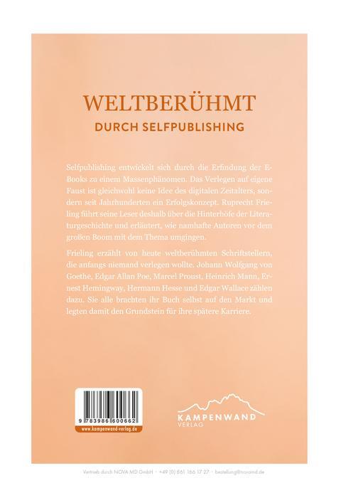 Bild: 9783986600662 | Weltberühmt durch Self-Publishing | Wilhelm Ruprecht Frieling | Buch