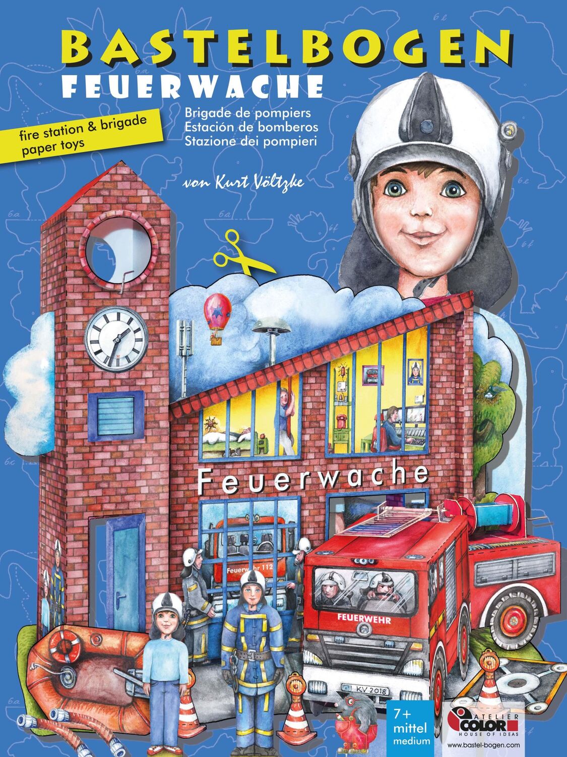 Cover: 4280000272669 | Feuerwache Bastelbogen mit Feuerwehr | ATELIER COLOR | Stück | Deutsch