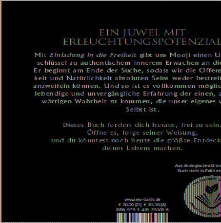 Rückseite: 9783426293058 | Einladung in die Freiheit | Auch du kannst erwachen - jetzt! | Mooji