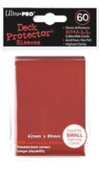 Cover: 74427829674 | Red Protector (small) (60) | Ultra Pro! | EAN 74427829674