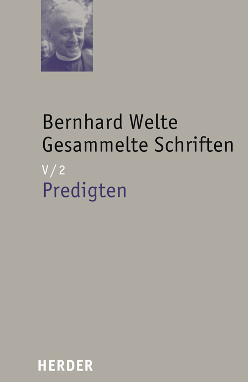 Cover: 9783451292156 | Bernhard Welte Gesammelte Schriften. Tl.5/2 | Predigten | Welte | Buch