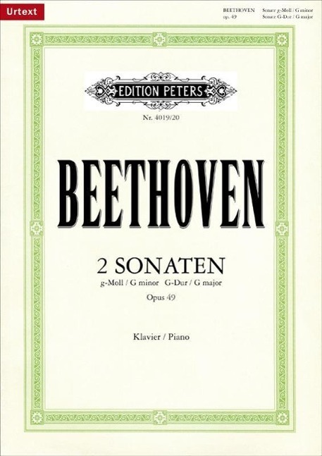 Cover: 9790014109813 | Sonaten op. 49 g-Moll Nr. 1 / G-Dur Nr. 2 | Für Klavier zu zwei Händen