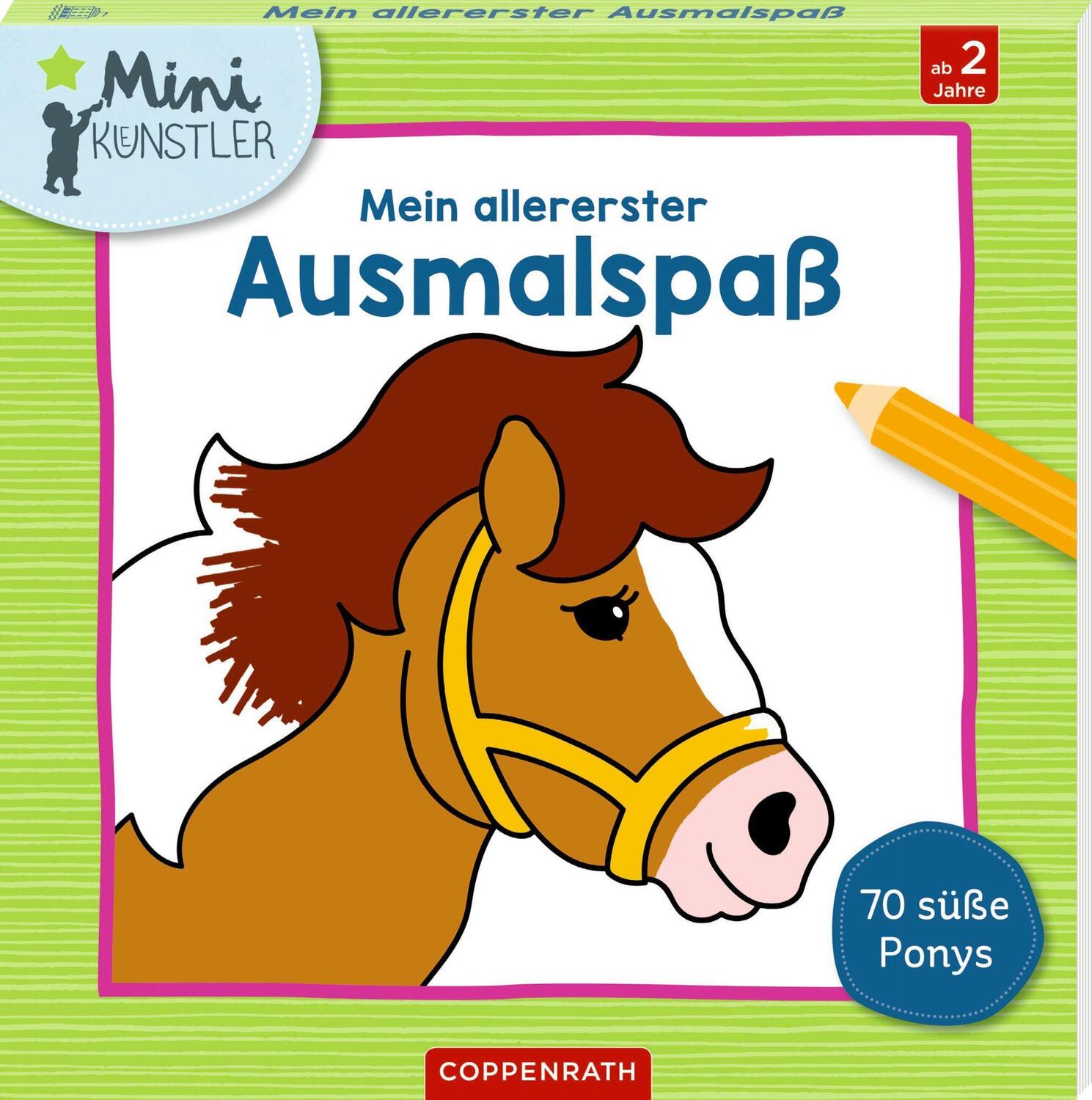 Cover: 9783649647539 | Mein allererster Ausmalspaß | 70 süße Ponys | Buch | Mini-Künstler