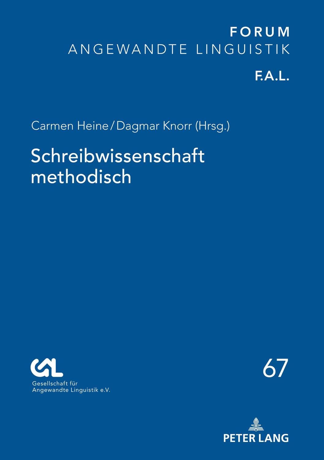 Cover: 9783631812884 | Schreibwissenschaft methodisch | Dagmar Knorr (u. a.) | Buch | Deutsch