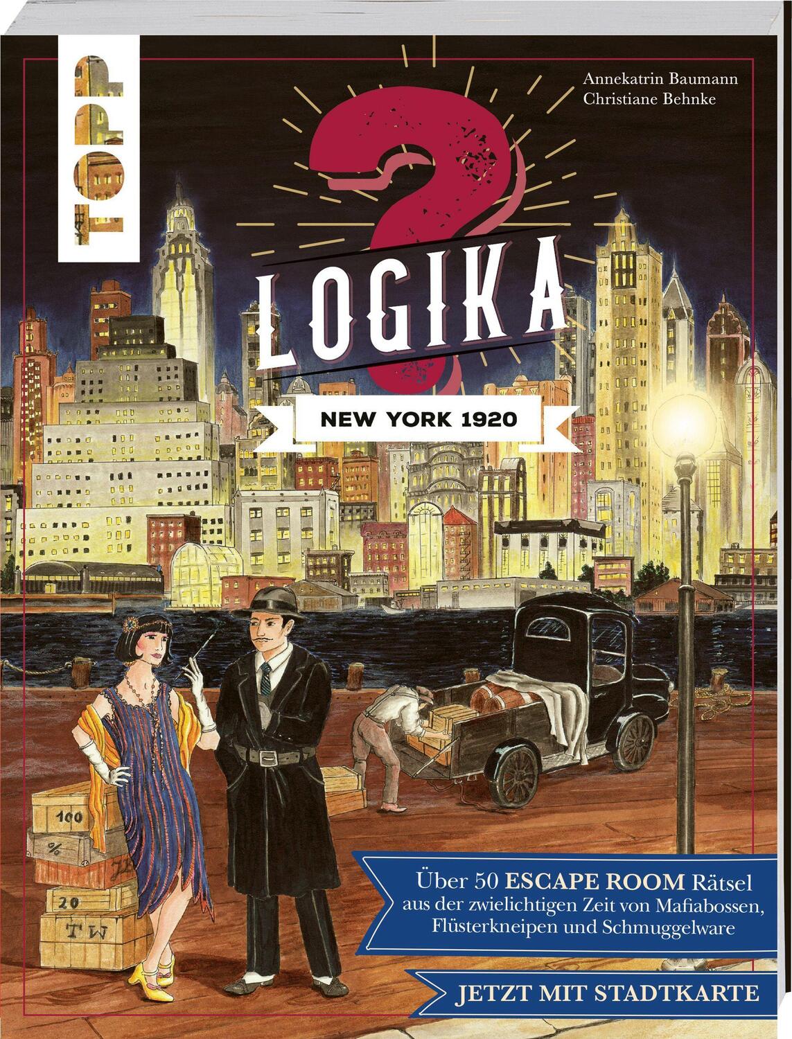 Cover: 9783772449949 | Logika - New York 1920: Logikrätsel für zwischendurch von leicht...