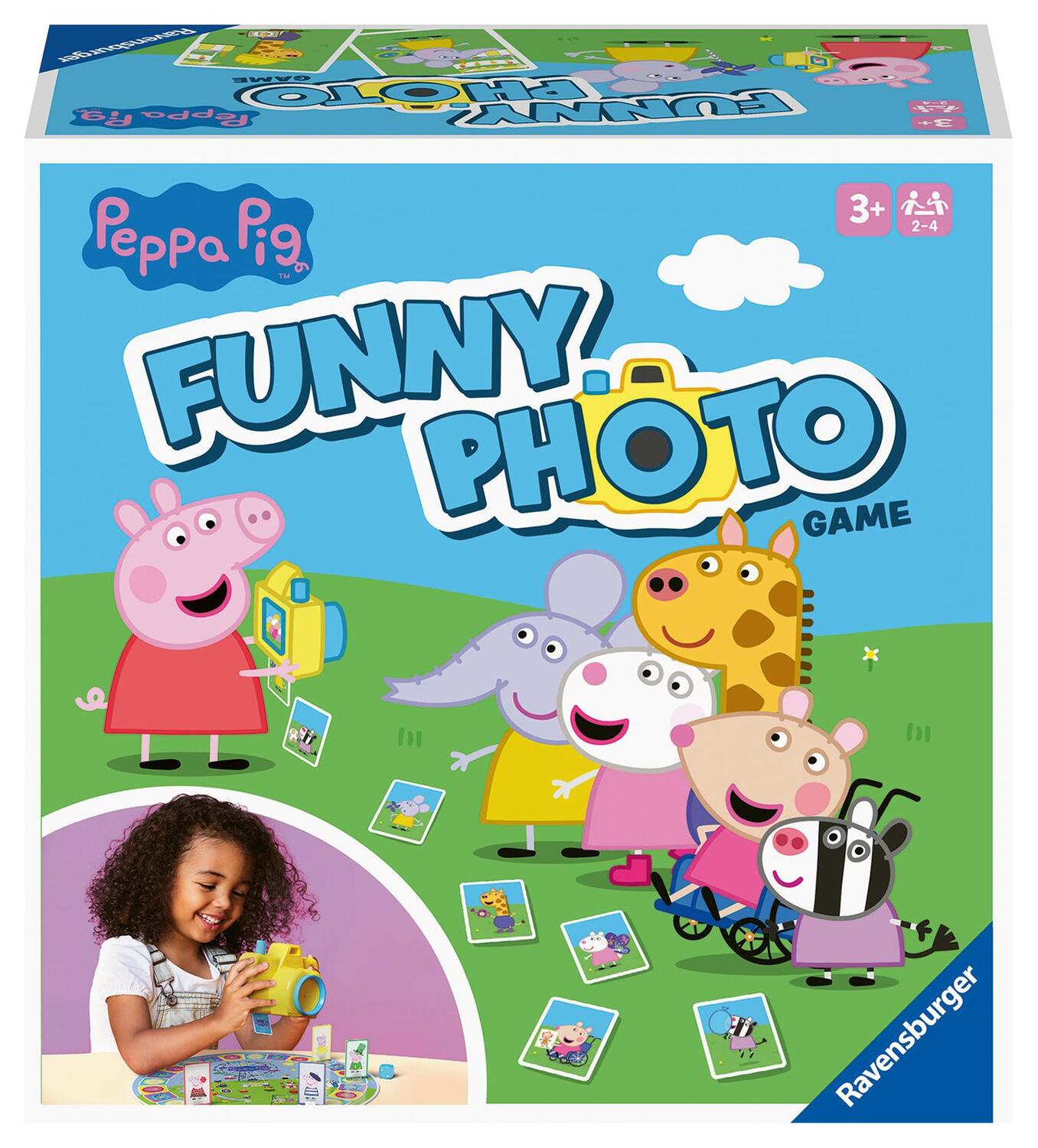 Cover: 4005556209828 | Ravensburger 20982 - Peppa Pig Funny Photo Game, Aktionsspiel mit...