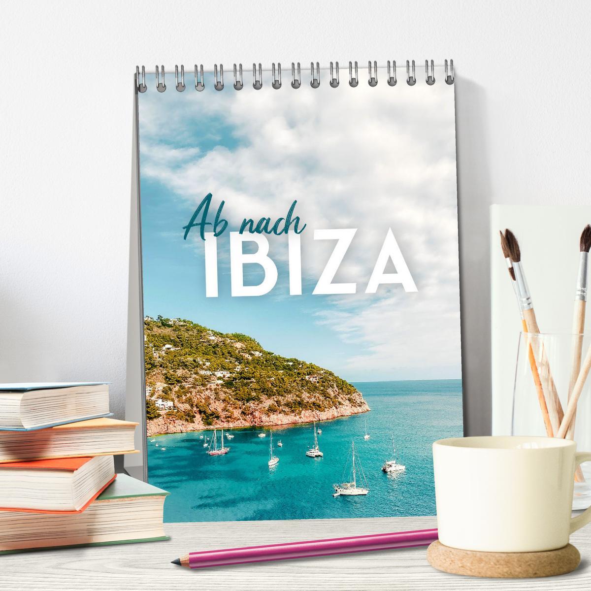 Bild: 9783435892426 | Ab nach Ibiza (Tischkalender 2025 DIN A5 hoch), CALVENDO...