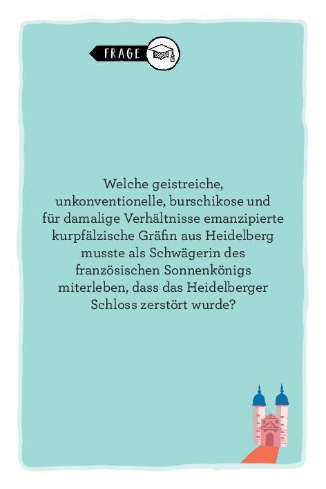 Bild: 9783899783858 | Heidelberg | Das Heimat-Quiz | Katja Edelmann | Box | Heimat-Quiz