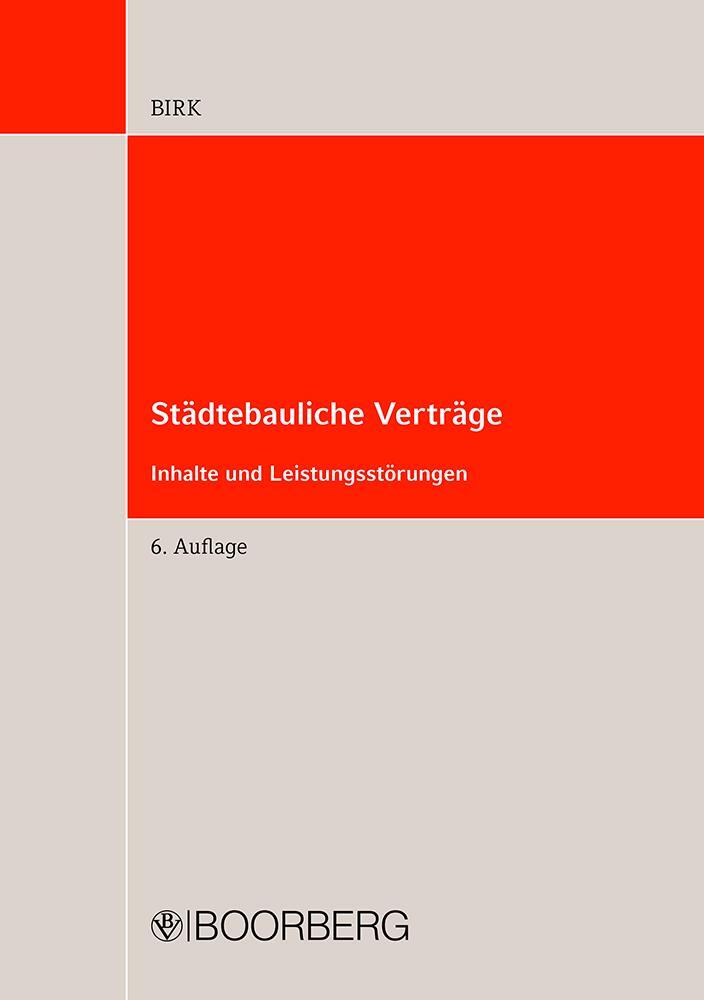Cover: 9783415062283 | Städtebauliche Verträge | Hans-Jörg Birk | Taschenbuch | Deutsch