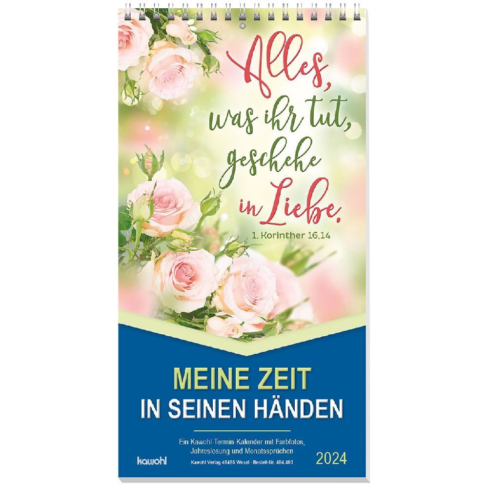 Cover: 9783754840047 | Meine Zeit in seinen Händen 2024 | Termin-Kalender | Kalender | 14 S.