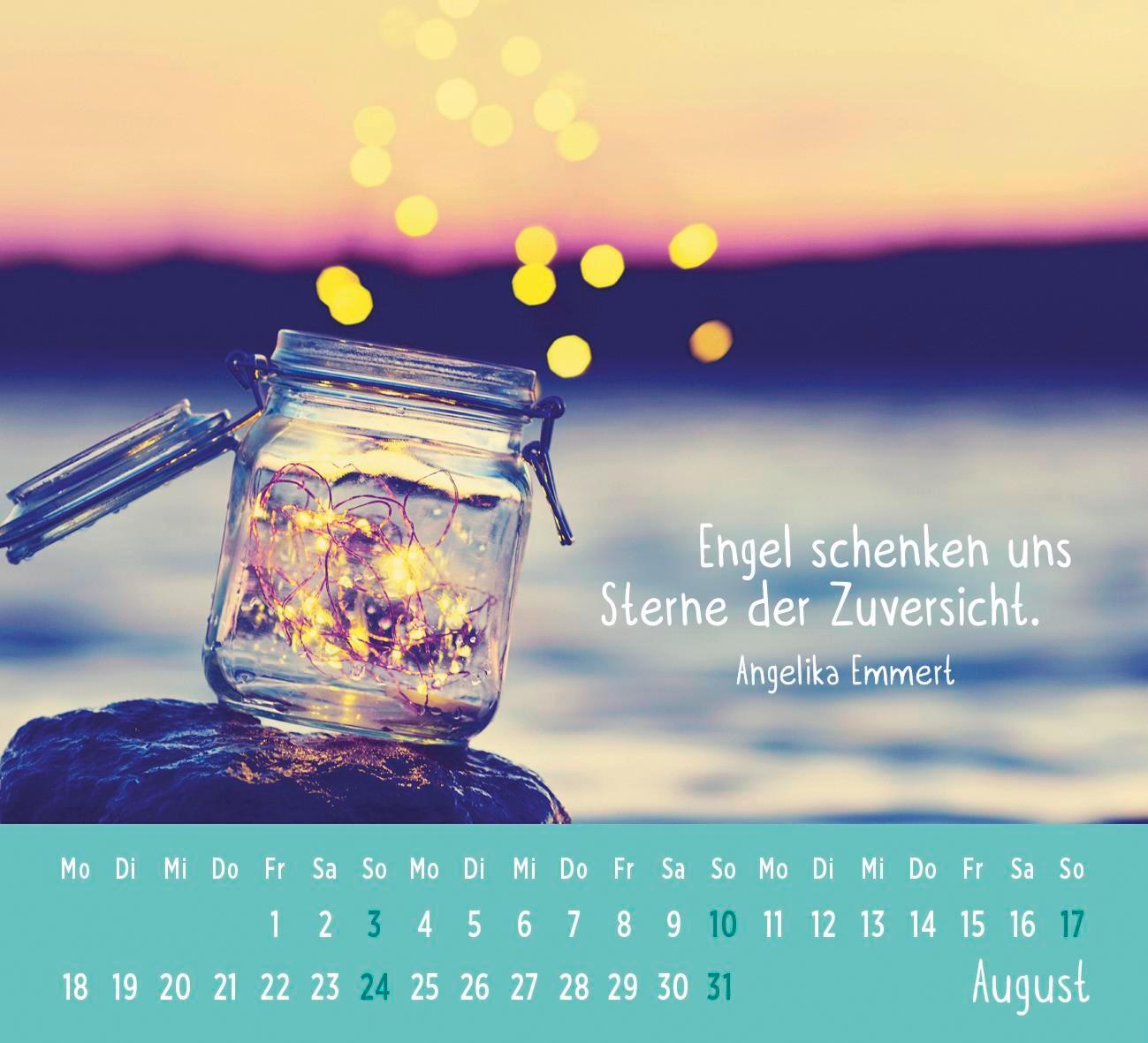 Bild: 4036442012185 | Mini-Kalender 2025: Der kleine Schutzengelkalender | Groh Verlag
