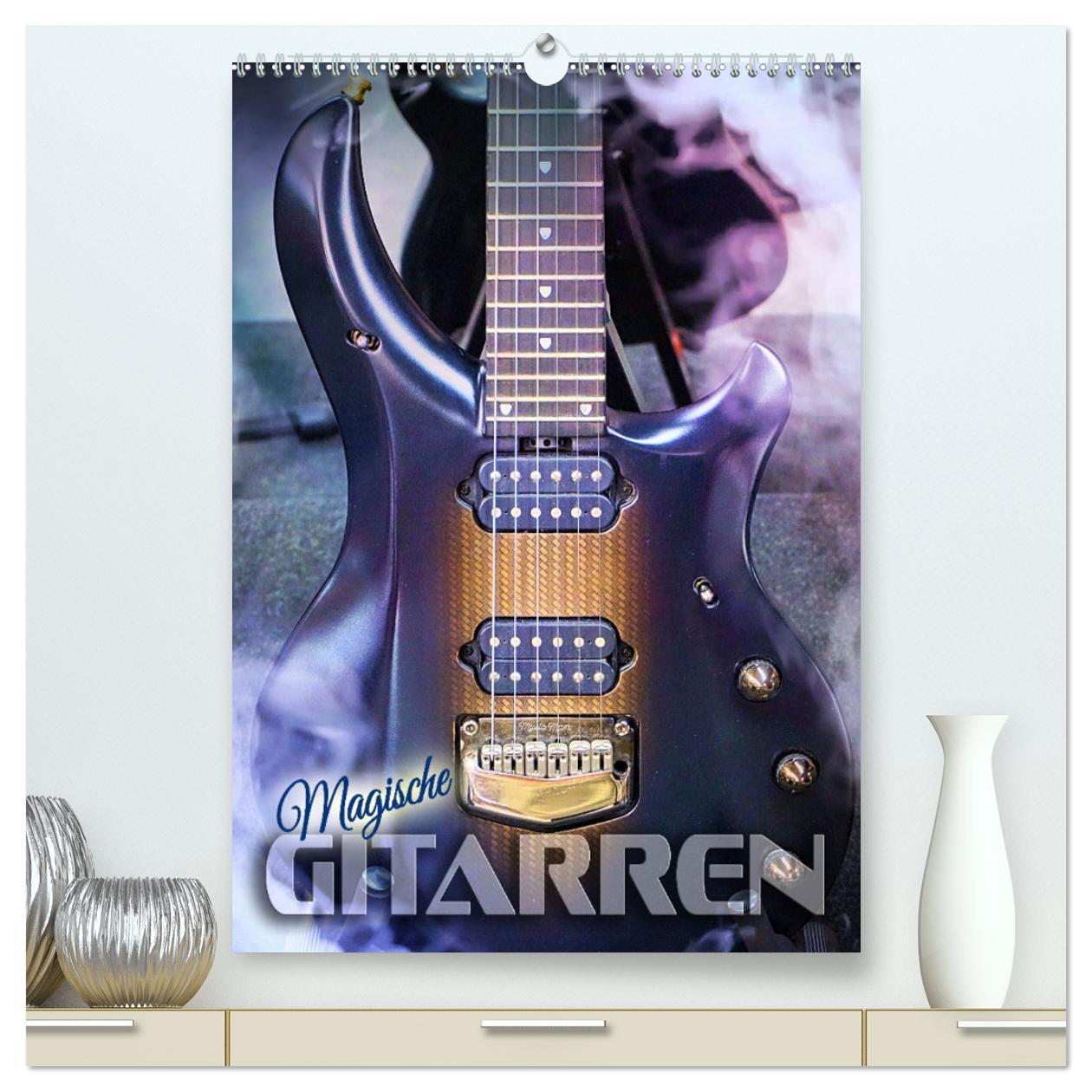 Cover: 9783675707627 | Magische Gitarren (hochwertiger Premium Wandkalender 2024 DIN A2...