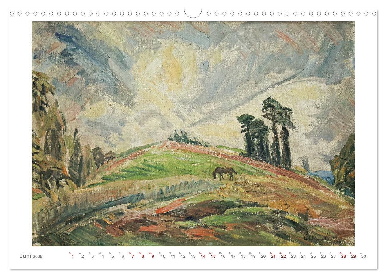 Bild: 9783435132874 | Landschaft im Licht. Daniel Wohlgemuth 1876-1967 (Wandkalender 2025...