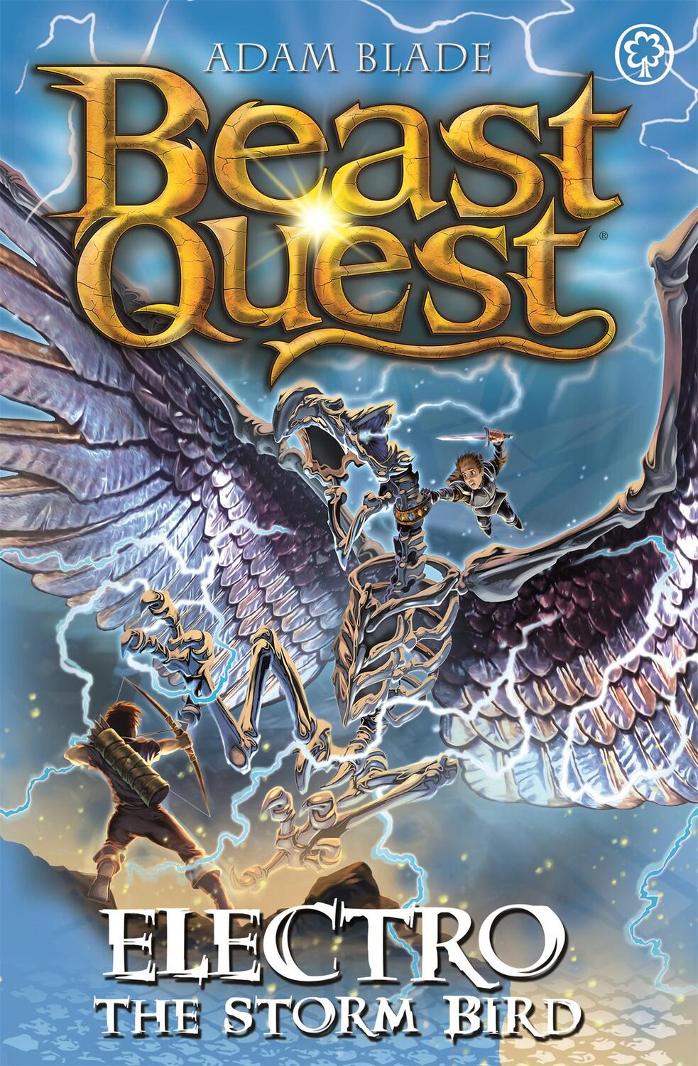 Cover: 9781408357743 | Beast Quest: Electro the Storm Bird | Series 24 Book 1 | Adam Blade