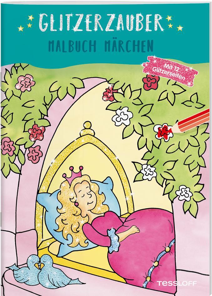 Cover: 9783788641894 | Glitzerzauber Malbuch. Märchen | Broschüre | Malbücher und -blöcke